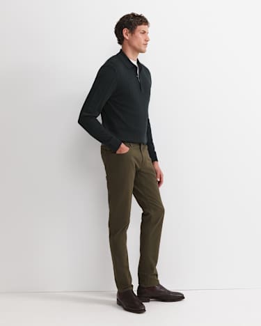 Tapered Bedford Jean in KHAKI