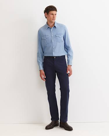 Bedford Jean in MID BLUE