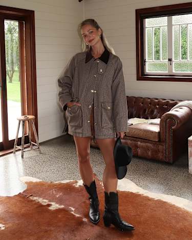 Penelope Barn Jacket in MULTI