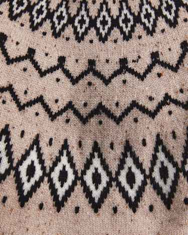 Sunflower Fair Isle Wool Sweater in OATMEAL