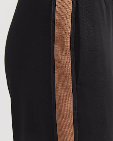 Misha Straight Leg Track Pant in BLACK