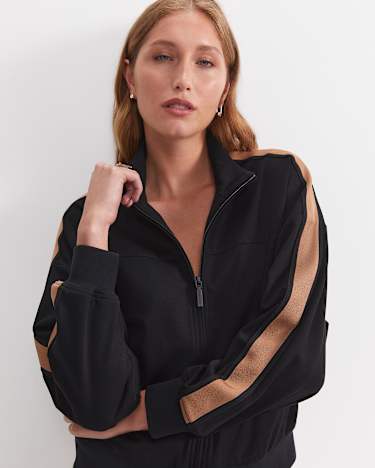 Misha Track Jacket in BLACK