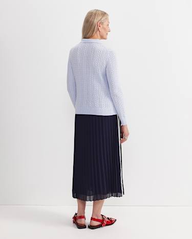 Elka Baby Cable Polo in BREEZE
