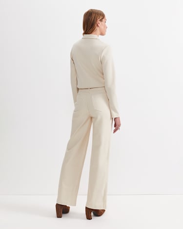 Allegra Patch Pocket Jean in ECRU