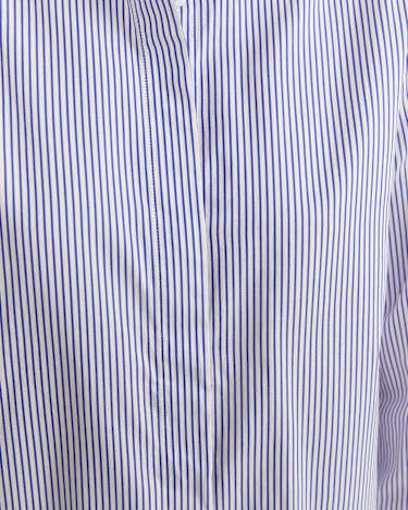 Priscilla Stripe Shirt in WHITE/NAVY