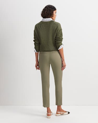 Evie Capri Pant in SOFT KHAKI