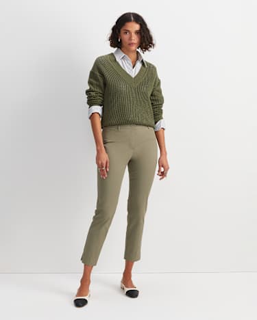 Evie Capri Pant in SOFT KHAKI