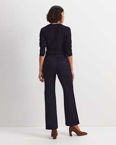 Laura Straight Chino Pant in NAVY