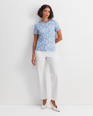 Betsy Boo Liberty Tee in BLUE/WHITE