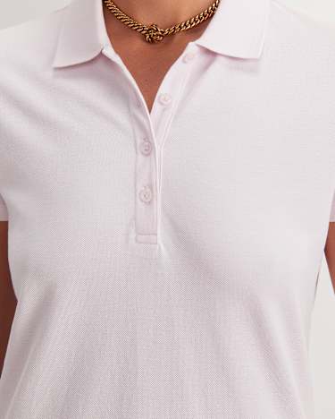 Jolene Pique Polo in SOFT PINK