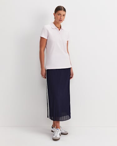 Jolene Pique Polo in SOFT PINK