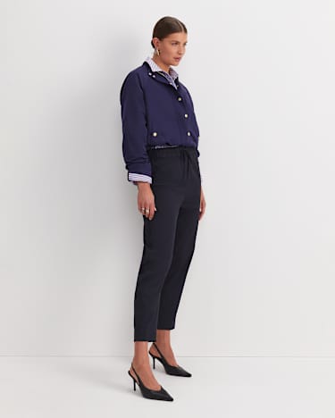 Rosie Elasticated Pant in NAVY