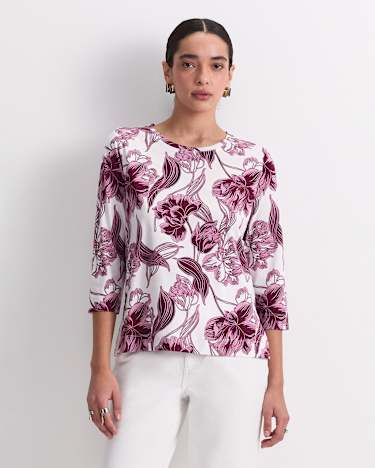 Zinnia Mercerised Tee in MULTI