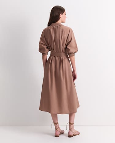 Lorelei Midi Dress in MOCHA