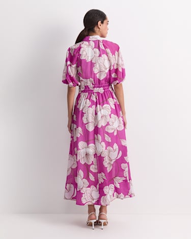 Manon Midi Dress in PINK MULTI