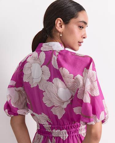 Manon Midi Dress in PINK MULTI