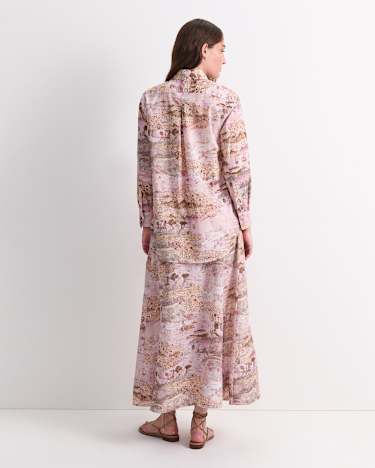 Story Map Liberty Shirt in PINK MULTI