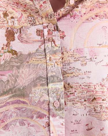Story Map Liberty Shirt in PINK MULTI