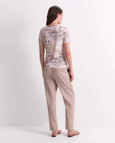 Story Map Liberty Tee in PINK MULTI