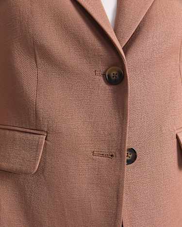 Valerie Fitted Blazer in MOCHA