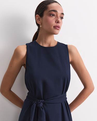 Vivian Maxi Dress in NAVY