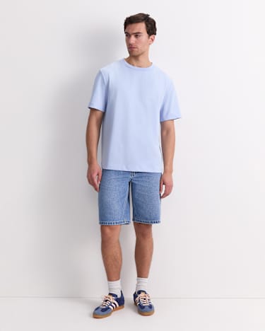 Heavyweight Cotton Tee in SKY