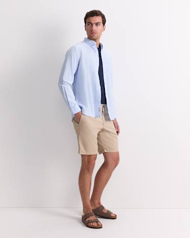 Oxford Long Sleeve Shirt in LIGHT BLUE