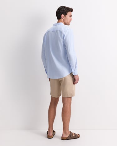 Oxford Long Sleeve Shirt in LIGHT BLUE