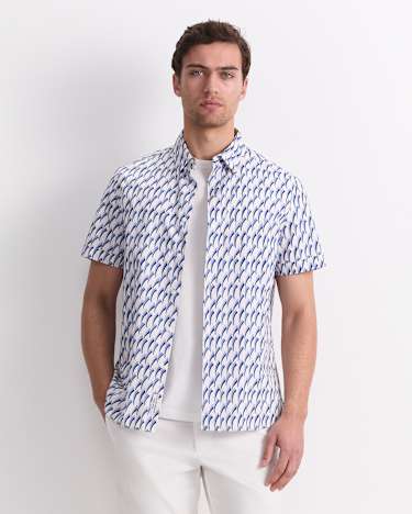 Jay Short Sleeve Liberty Shirt in PINK MULTI