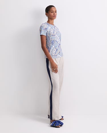 Emporium Liberty Tee in BLUE MULTI