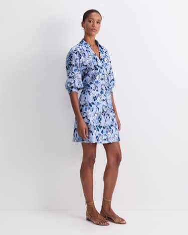 Covington Liberty Mini Skirt in BLUE MULTI