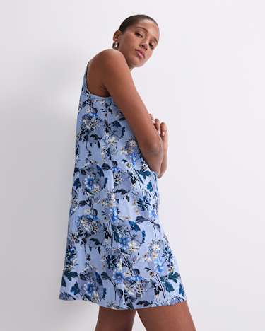 Covington Liberty Shift Dress in BLUE MULTI