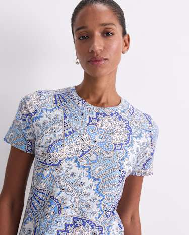 Emporium Liberty Tee in BLUE MULTI