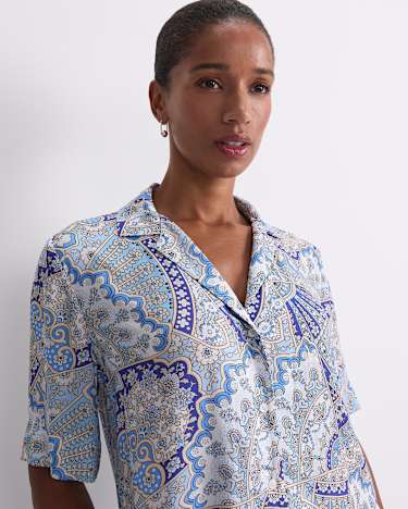 Emporium Liberty Blouse in BLUE MULTI