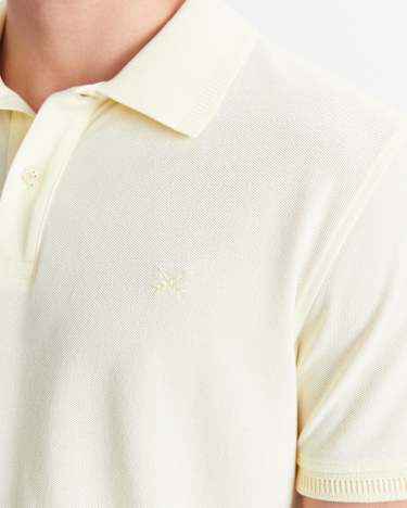 SC Pique Polo in LEMON