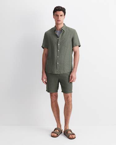 Craig Short Sleeve Shirt in KHAKI