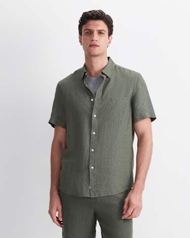 Craig Short Sleeve Shirt in KHAKI