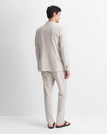 Jeffrey Linen Blend Suit Jacket in NATURAL