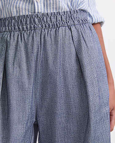 Rosa Elasticated Short in INDIGO