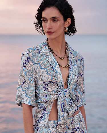 Emporium Liberty Blouse in BLUE MULTI