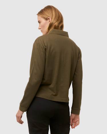 Hanna Polo Top in KHAKI