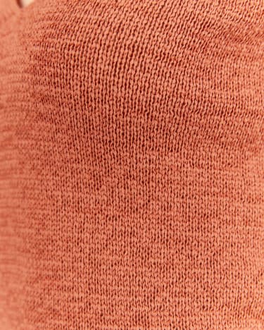 Josie Tape Yarn Polo in SIENNA
