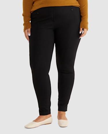 Esme Ponte Pant in BLACK