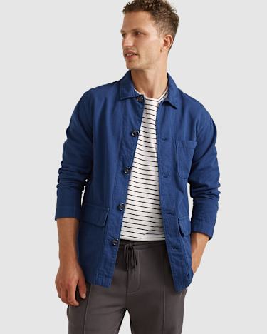 Brigg Jacket in BLUE BOTTLE