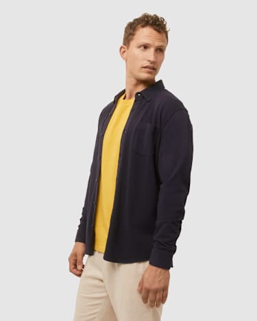 Pique Shirt in NAVY