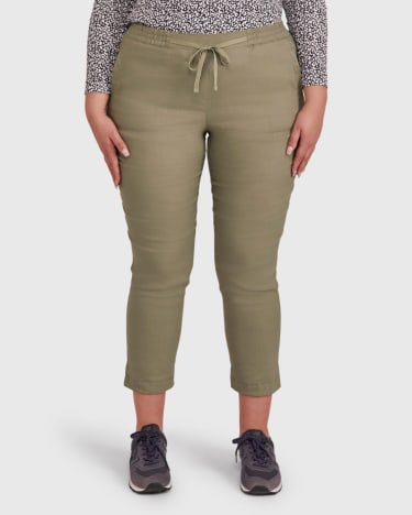 Rosa Linen Pant in KHAKI