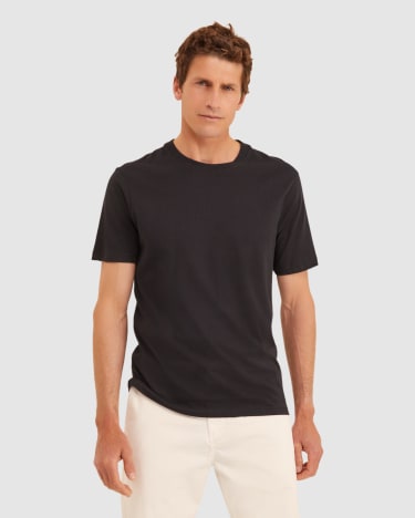 Organic Cotton Tee in BLACK
