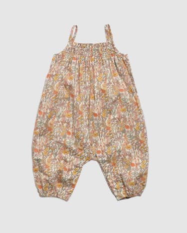 Flo Liberty Romper in MUSTARD MULTI