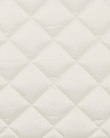 Quinn Quilted Puffer Vest in IVORY