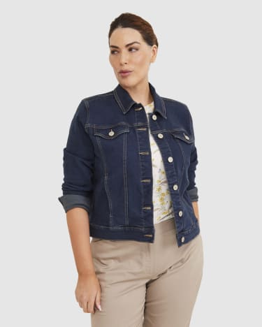 Brooklyn Denim Jacket in DARK WASH